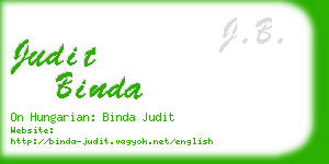 judit binda business card